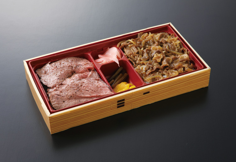 ▼牛めし＆ローストビーフ