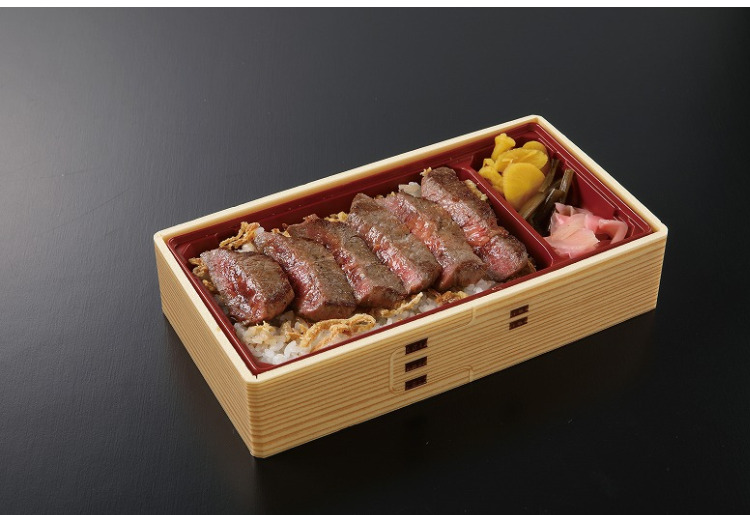 ▼近江牛ステーキ弁当